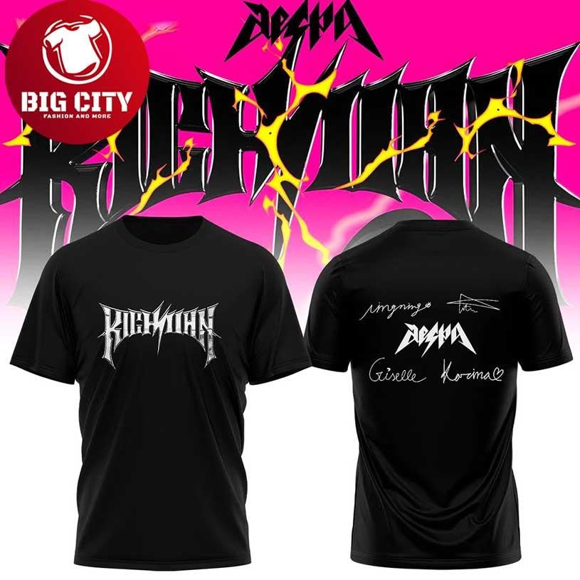 Aespa The 6th Mini Album Rich Man Special Two Sided Shirt