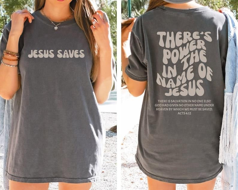Aesthetic Christian Shirt, Jesus Shirt, Women's Religious Shirt, Bible Verse Shirt, Faith Shirt, Trendy Christian Gifts T43