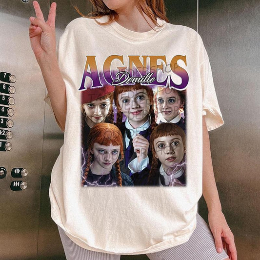 Agnes Demille Wednesday Shirt, Halloween Movie Tee, Wednesday Season 2 T-Shirt