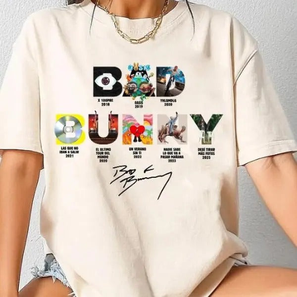 All Albums Bad Bunny New Album Shirt, Debi Tirar Mas Fotos, Bad Bunny Shirt