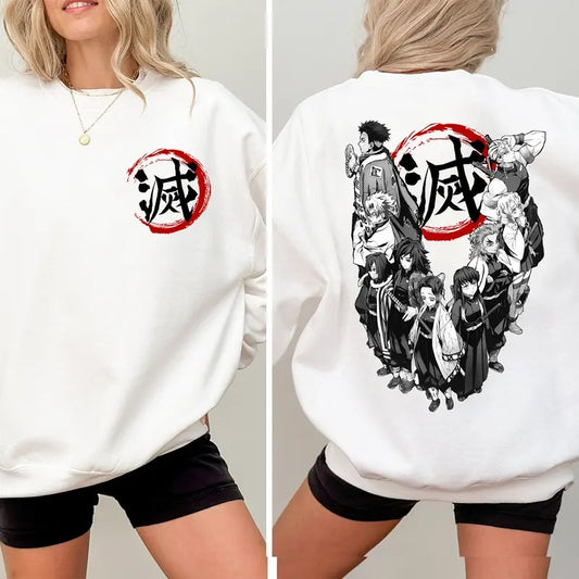 All Hashira characters Shirt, Characters in Demon Slayer Shirt, To the Hashira Training Sweatshirt Hoodie,   Anime lover sweatshirt hoodie, Gift for him, gift for Friends, Cotton Menswear, Y2k shirt, trendy design shirt, Graphic Shirt