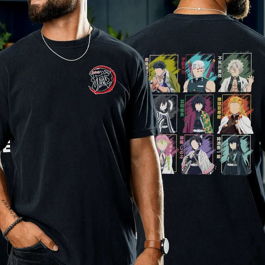 All Hashira team Shirt, To The Hashira Traing Arc Shirt,Demon Slayer t-shirt, Kimetsu no Yaiba Shirt, Anime sweatshirt hoodie, Anime lover t-shirt Menswear