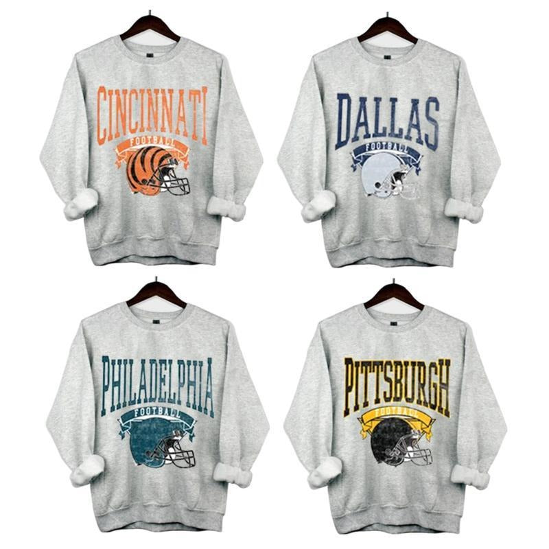 All Teams Collection: Vintage Football Sweatshirt for All Teams Enthusiasts