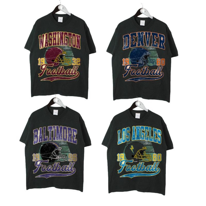 All Teams Football Vintage Style Crewneck Black Shirt, Vintage All Teams Football Black Shirt buccaneers shirt