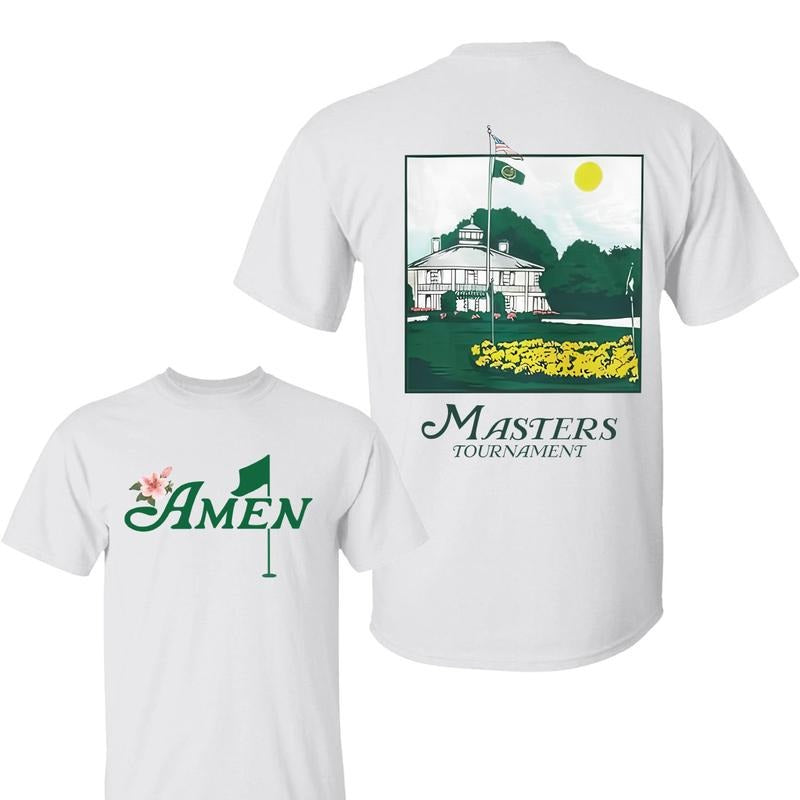 Amen Golf 2 Sided Shirt, 2025 Masters Tournament T-Shirt, Masters Golf Tee, Graphic Tee Gifts for Men, For Women Hoodie,...