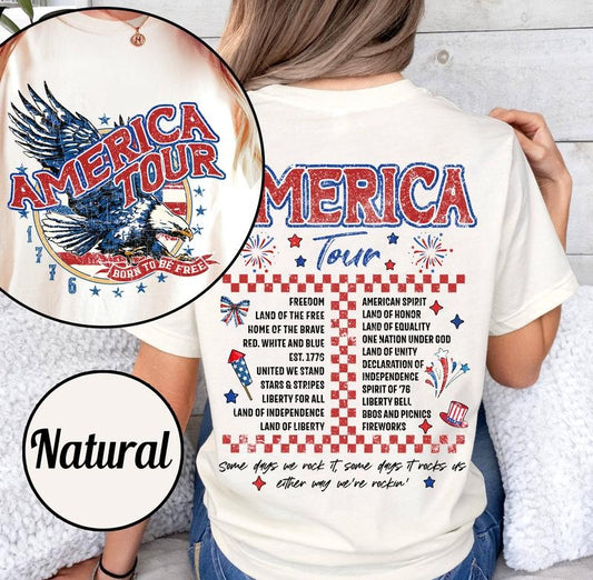 America Tour 1776 Shirt Retro America 4th Of July Shirt 1776 Independence Day Shirt America Shirt American Eagle Shirt Patriotic Eagle Shirt  T-shirt, sweater and Hoodie