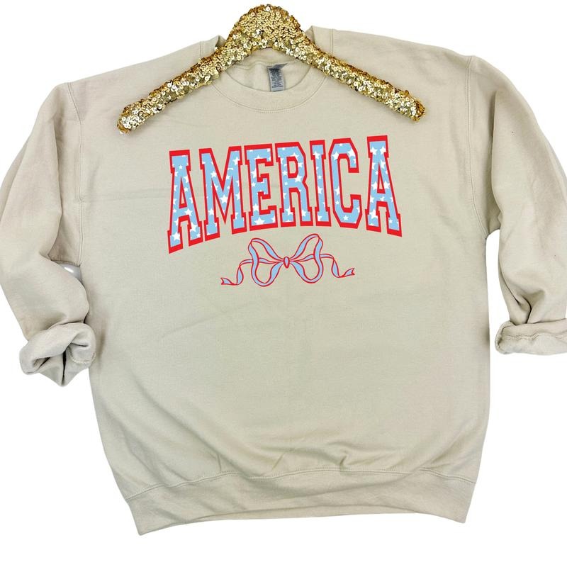 America Varsity Letter Sweatshirt ' NLB' T-Shirts, Hoodie | WearSparks.com