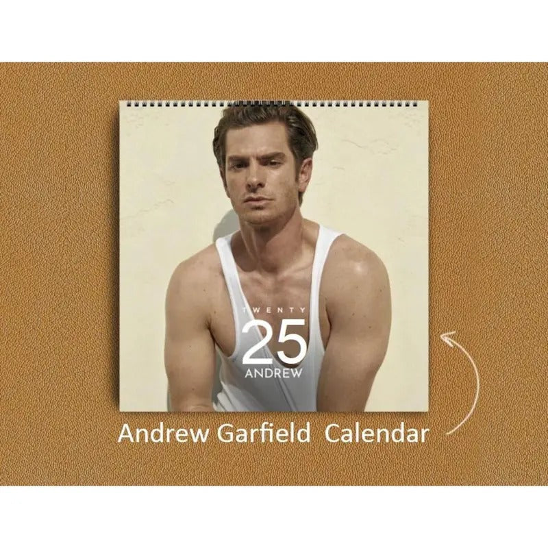 Andrew Garfield Calendar 2025 | Andrew Garfield 2025 Celebrity Wall Calendar, Wall Calendar 2025, Best Gift For Andrew Garfield Fan
