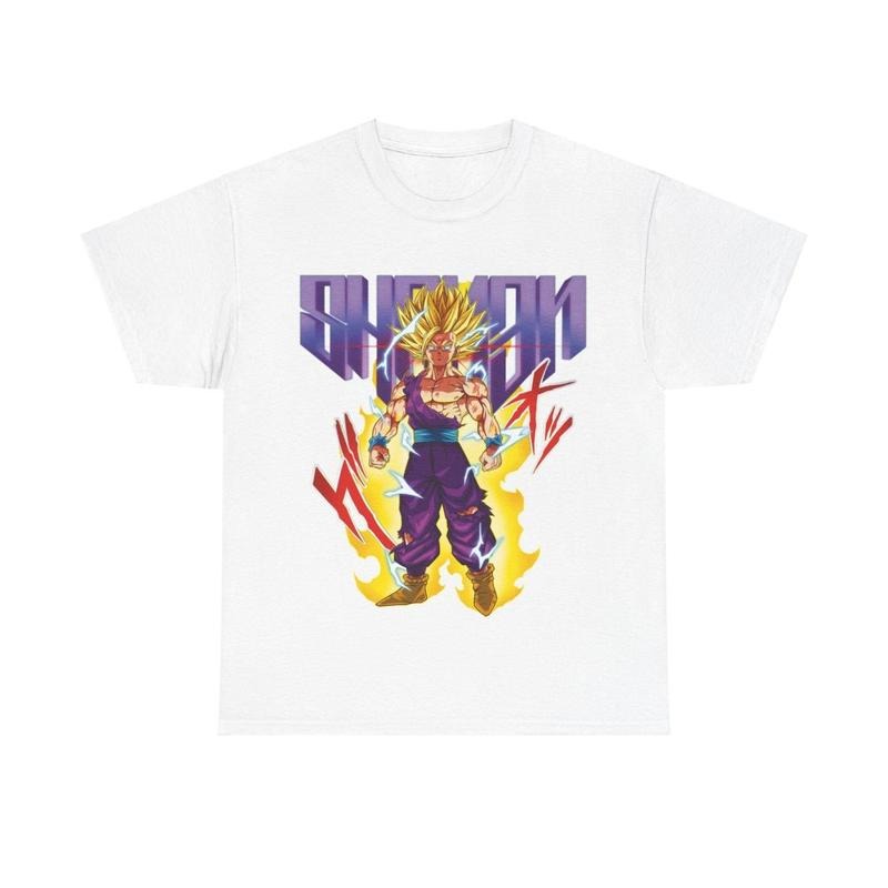 Anime SSJ2 Gohan Tee  Shirt, Classic Styles, Never Go Out of Fashion, Classic Cuts, Always On Point