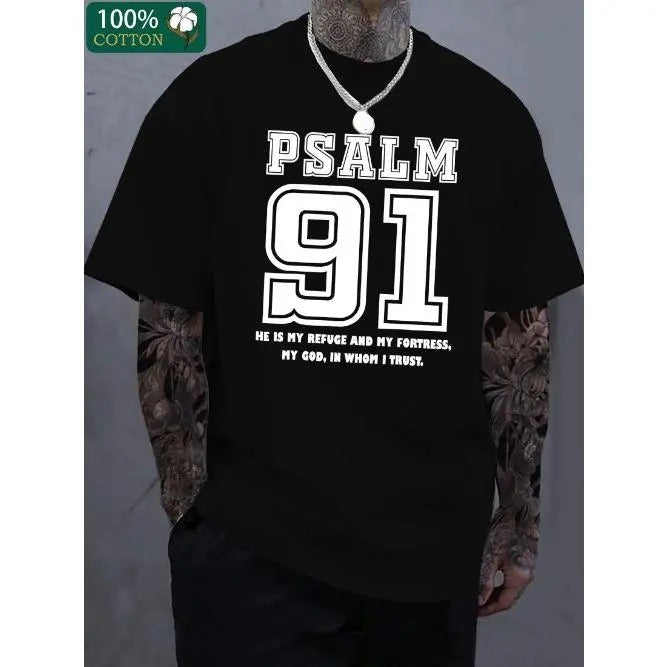 Anthem 91 Graphic Print, boutique T-shirt, men's fashion casual fine cotton T-shirt, short-sleeved round neck T-shirt Made in USA