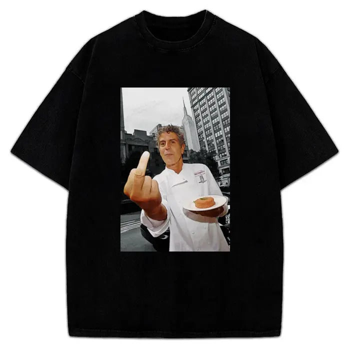 Anthony T Shirt Foodie Fan Shirt Graphic Tee Tribute Crewneck Cotton Menswear T-Shirt