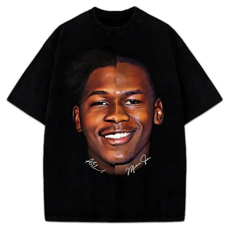 Antony Edwards Michael Jordan Timberwolves Custom Design Graphic T-Shirt