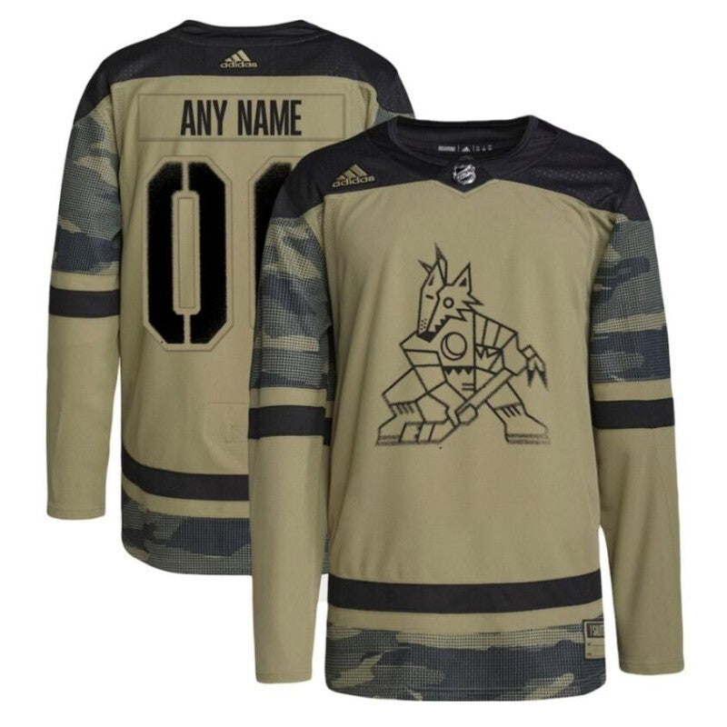 Arizona Coyotes adidas Military Appreciation Team Authentic Custom Practice Jersey - Camo_conew1