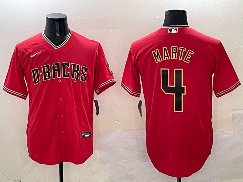 Arizona Diamondbacks #4 Ketel Marte Diamondbacks Adult Style 2