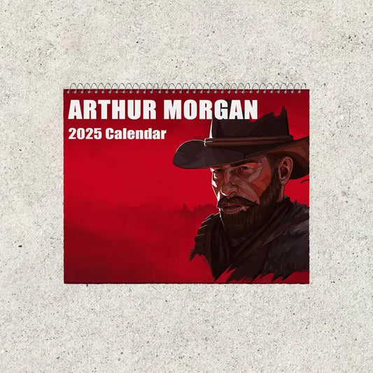 Arthur Morgan RDR2 Calendar 2025 - Red De4d Redemption 2 |  Home Decor, Office Decor - New Year Fan Gift, Unique Holiday Gift