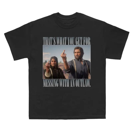 Arthur Morgan and John Marston Meme T-Shirt, Arthur Morgan Red D*ad Redemption Shirt, Funny Sweatshirt, Gift For Movies Lovers Casual Clothing