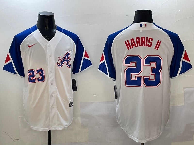 Atlanta Braves #23 Michael Harris II Warriors City Adult Style 2