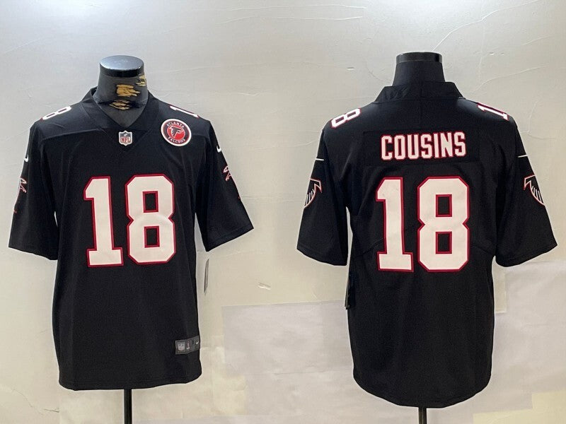 Atlanta Falcons #18 Kirk Cousins V2 Style 2