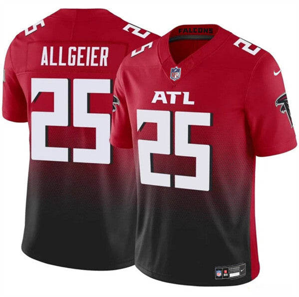 Atlanta Falcons #25 Tyler Allgeier Red Black 2024 F.U.S.E. Vapor