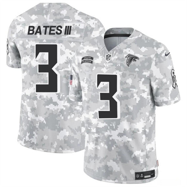Atlanta Falcons #3 Jessie Bates III 2024 F.U.S.E. Arctic Camo Salute