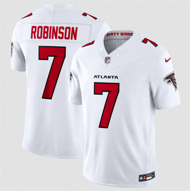 Atlanta Falcons #7 Bijan Robinson White 2026 New F.U.S.E. Vapor Untouchable