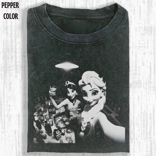 BAD PRINCESS SHIRT, VINTAGE Movies T-Shirt, Funny Graphic Tees, Vintage Men's Top - Cotton, Polyester