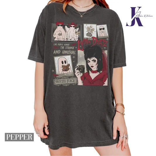 BEETLE JUICE COMFORT COLORS SHIRT, Beetlejuice 1988 Movie Shirt, Beetlejuice 1988 Movie ShirtBOOKISH COMFORT COLORS T SHIRT, HALLOWEEN COMFORT COLOR SHIRT, GRAPHIC T SHIRT, T SHIRT FOR WOMEN Cotton Womenswear Tshirt