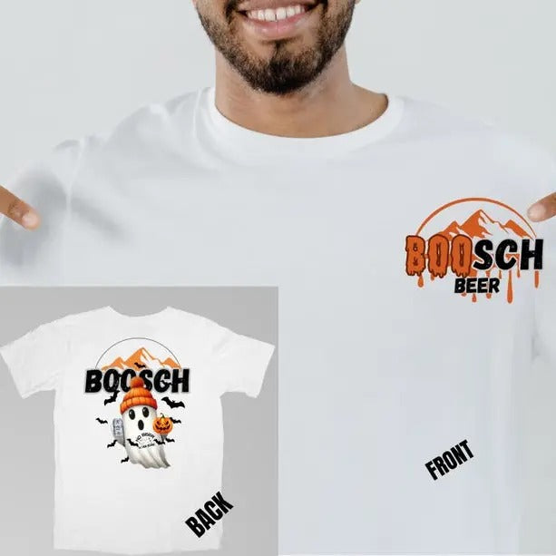 BOOSCH BEER Ghost Halloween Holiday Gift Gift for friend, Hoodie Gift, Sweater Gift, T Shirt  T-shirt, sweater and Hoodie