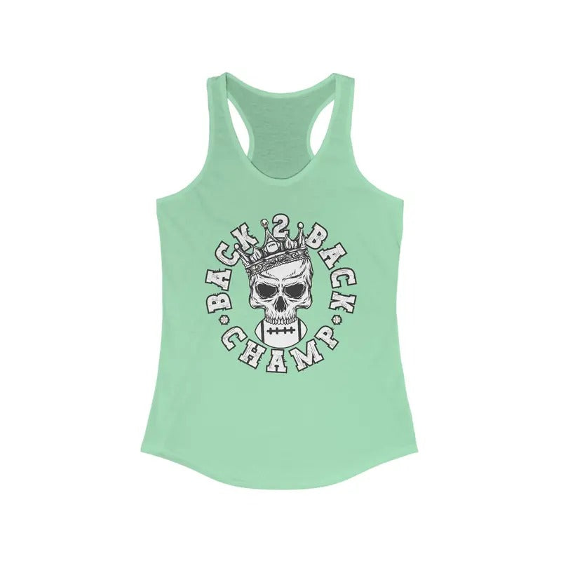 Back 2 Back Champ Women's Ideal Racerback Tank