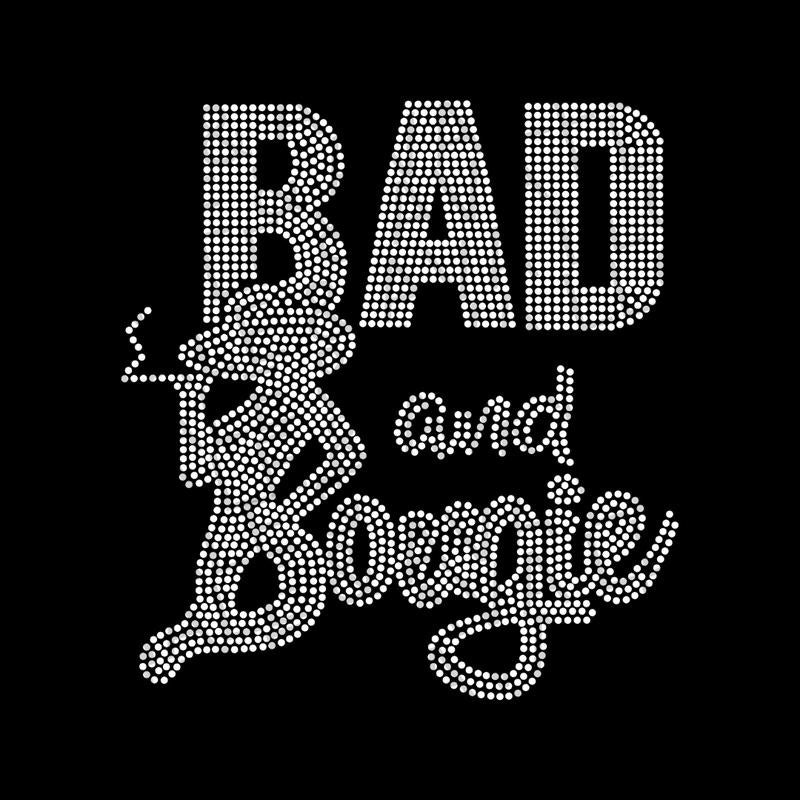 Bad & Bougie Rhinestone Transfer for Tops Hoodies Sweaters T-Shirts, Sweatshirt | WearSparks.com