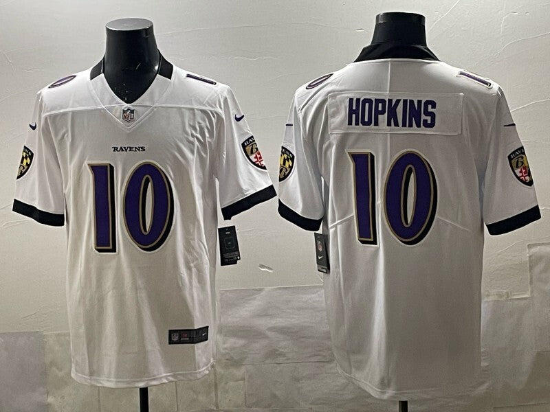 Baltimore Ravens #10 DeAndre Hopkins Ravens V2