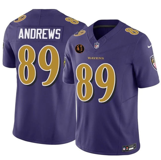 Baltimore Ravens #89 Mark Andrews Purple 2025 F.U.S.E. With John Madden