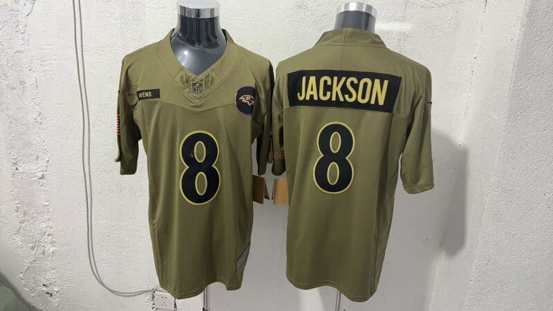 Baltimore Ravens #8 Lamar Jackson Style 2
