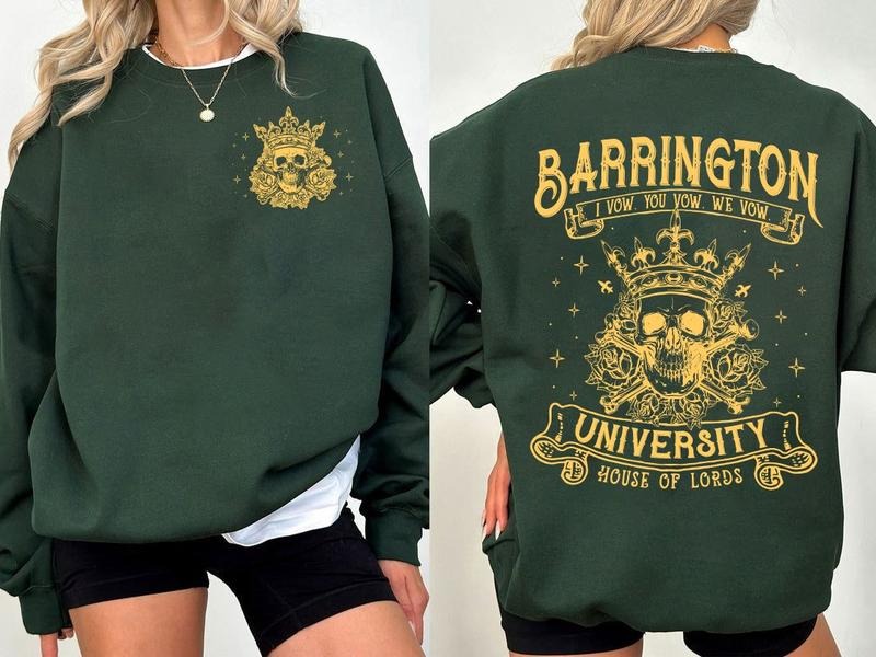 Barrington University T-Shirt, The Ritual Book Sweatshirt, Dark Romance Hoodie, Shantel Tessier Merch, Spicy Romance Tee, The Lords Series Sweater