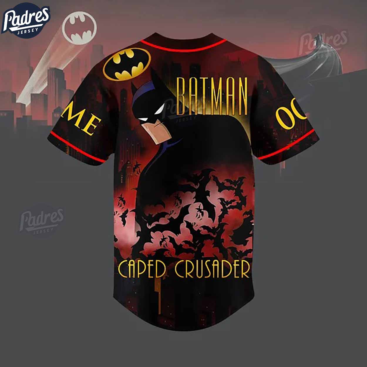 Batman Caped Crusader Custom Baseball Jersey Online - Padres Jersey Oasis: Elevate Your Baseball Style Game