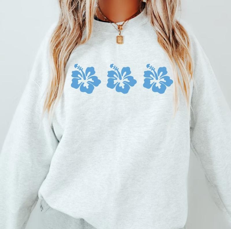 Beach Hoodie, Hibiscus Flower Hoodie Graphic, Cotton Casual Oversized Hoodie, Sunset Hoodie, Beach Hoodie, Womens Sweatshirt Womenswear Polyester