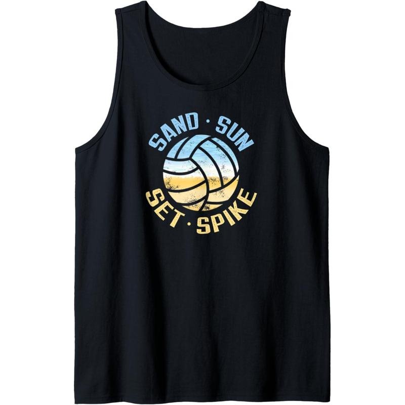 Beach Volleyball Quote Tank Top MADE IN USA