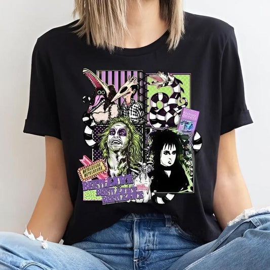 Beetlejuice 1988 Movie shirt, Vintage Horror Beetlejuice Shirt, Gift for Movie Lover
