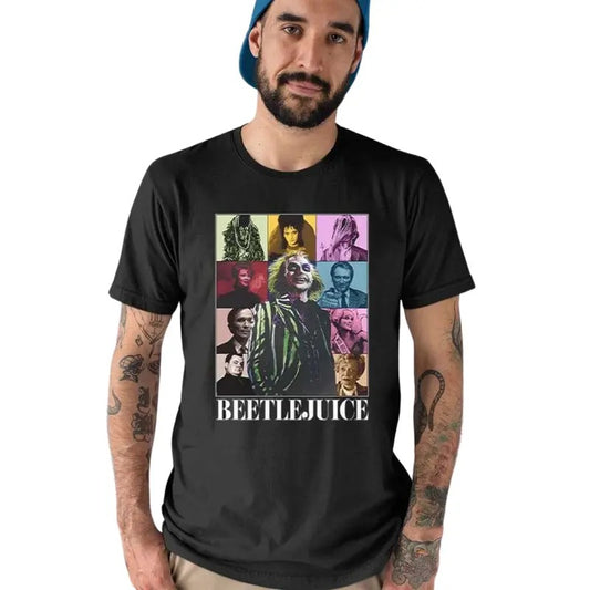 Beetlejuice 2 Halloween Horror Movie Shirt for Men - Top Quality Tee - Menswear