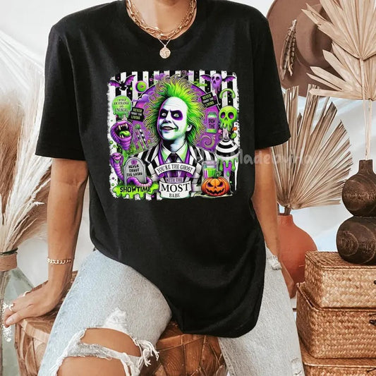 Beetlejuice Movie Sweatshirt, Vintage Halloween Movie Tee Shirt, Halloween Movie Shirt, Beetlejuice T-Shirt, Halloween Party Shirt