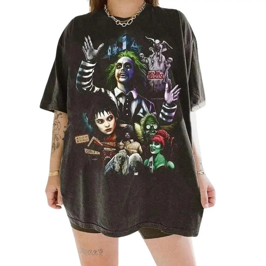 Beetlejuice Shirt, Horror Movie Shirt, Beetlejuice 1988 Movie T-Shirt, Vintage Halloween Movie Shirt, Beetlejuice Gift, Halloween Party