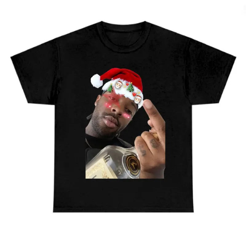 Big Face Christmas Brentt Red Star Faiyazz Shirt