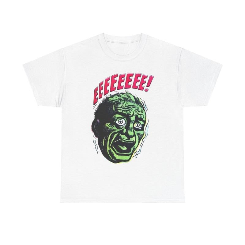 Big Head EEEEEEEEE Graphic Tee Casual Classic Cotton Menswear Retro Shirt T-Shirt Top Vintage Comfy
