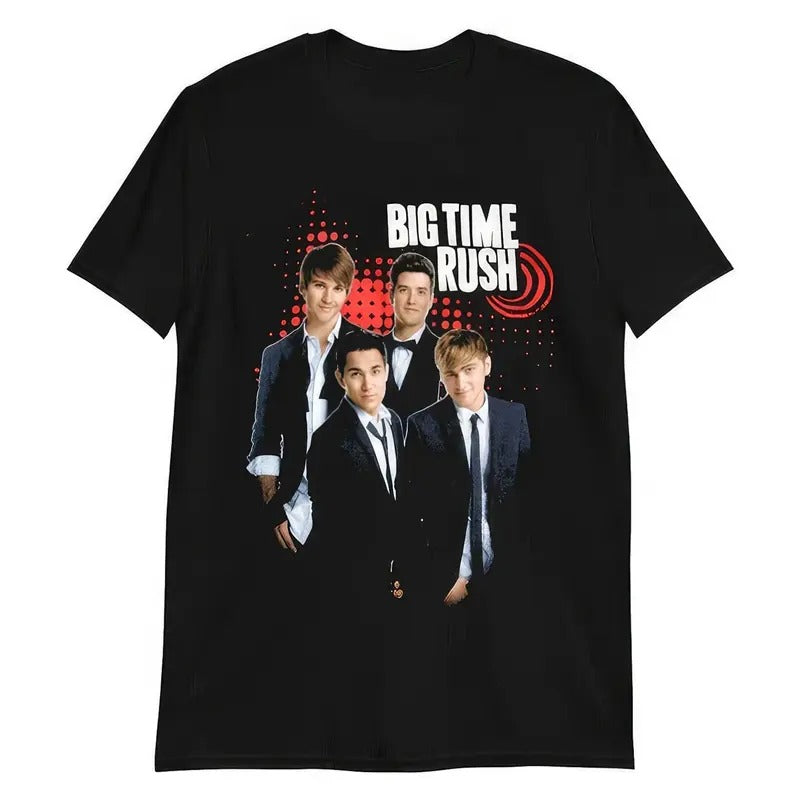 Big Time Rush 2012 Tour Black Concert T-Shirt Collection