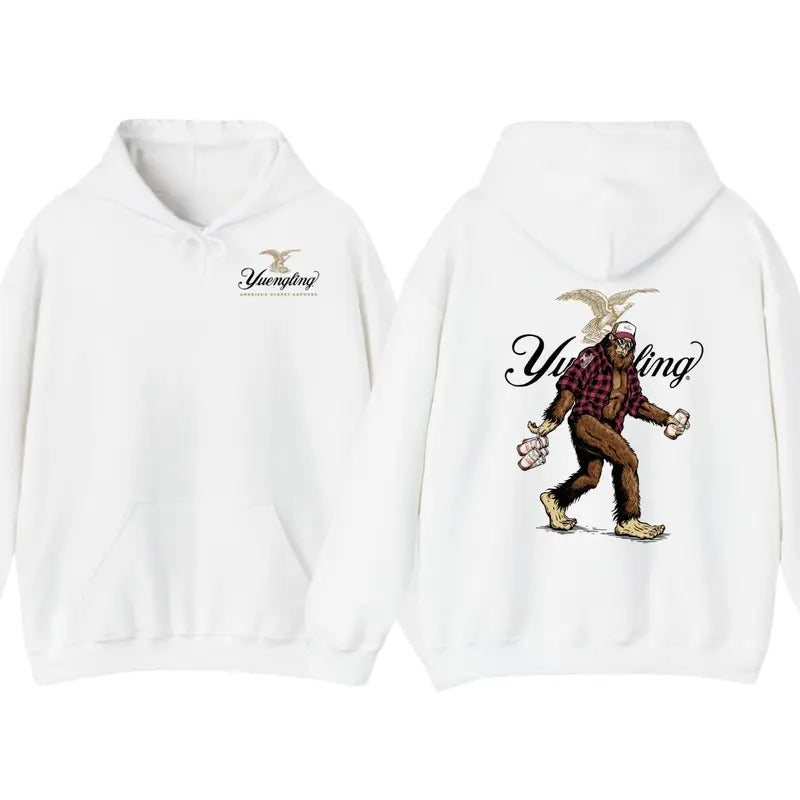 Bigfoot Yuenglin Traditional Hoodie 2 Side, Unisex T-shirt For Men, For Women, Best choice, Menswear Top Underwear Streetwear Sweatshirt