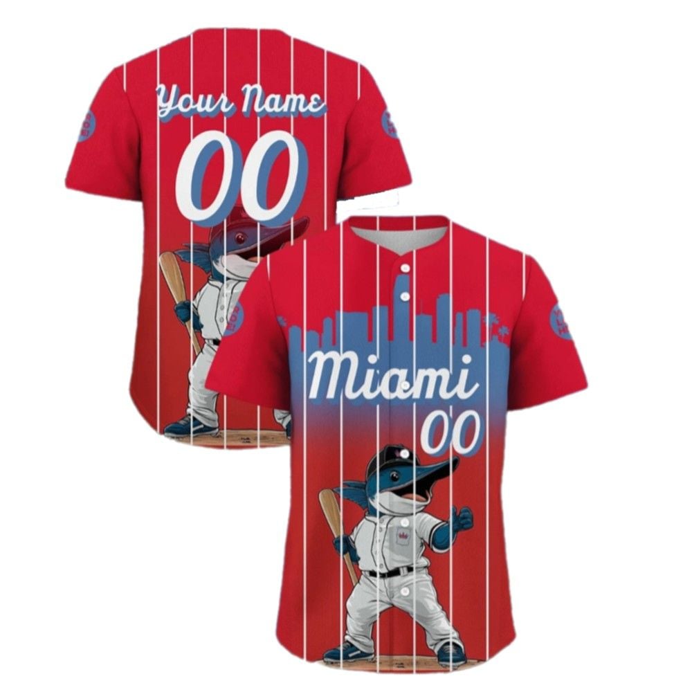 Billy The Marlin Baseball Jersey - Grishko.com