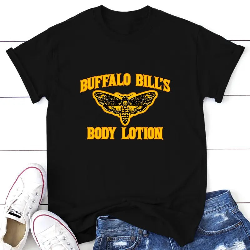 Buffalo Bill's Body Lotion Apparel, Proudly Printed In The USA, Tee, Gray / White / Blue / Black #sassy #cute Hoodie,...