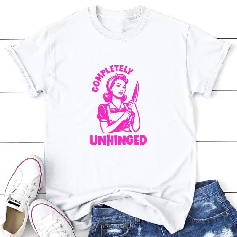 Completely Unhinged Apparel, Proudly Printed In The USA, Tee, Gray / White / Blue / Black #sassy #cute Hoodie, Sweatshirt
