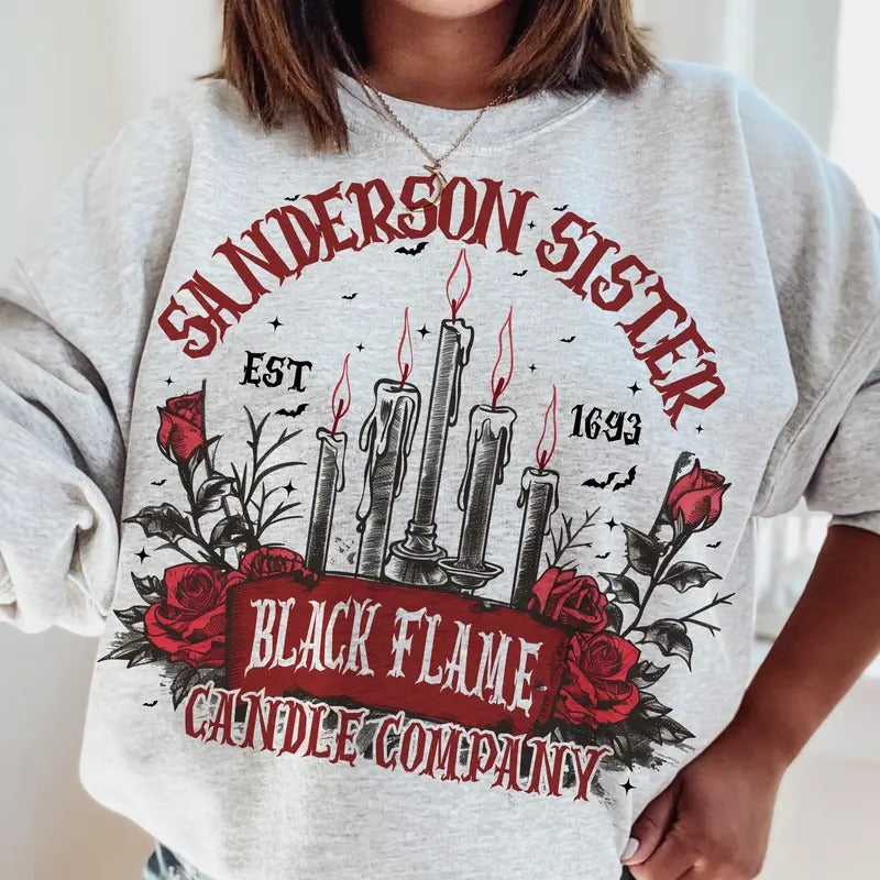 Black Flame Candle Company | Retro Halloween | Trending Gothic | Sanderson Sisters | Skull | Witch | Spooky Girl