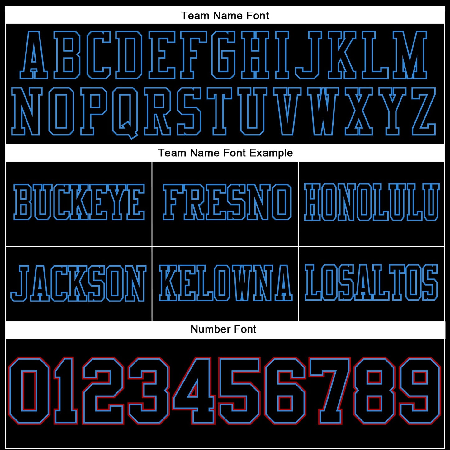 Custom Black Powder Blue-Red Authentic Football Jersey